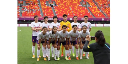 全运会-足球女子成年组：联合队战胜陕西队